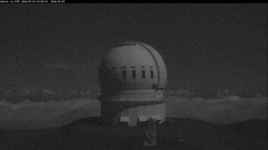 Live camerakanaal van Canada-France-Hawaii Telescope - North in Hawaii