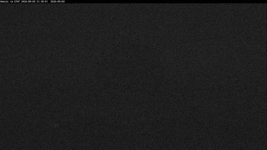 Live camera feed from Canada-France-Hawaii Telescope - North in Hawaii