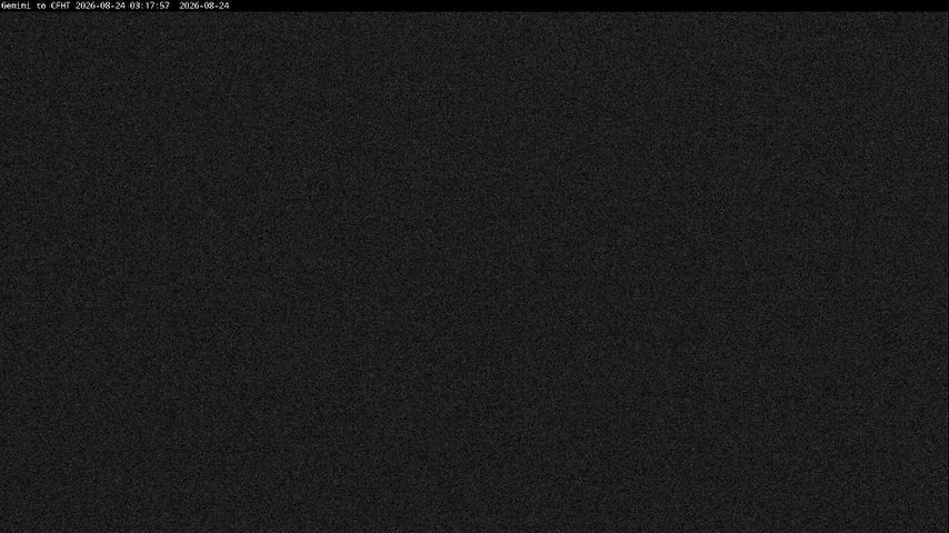 Live camera feed from Canada-France-Hawaii Telescope - North in Hawaii