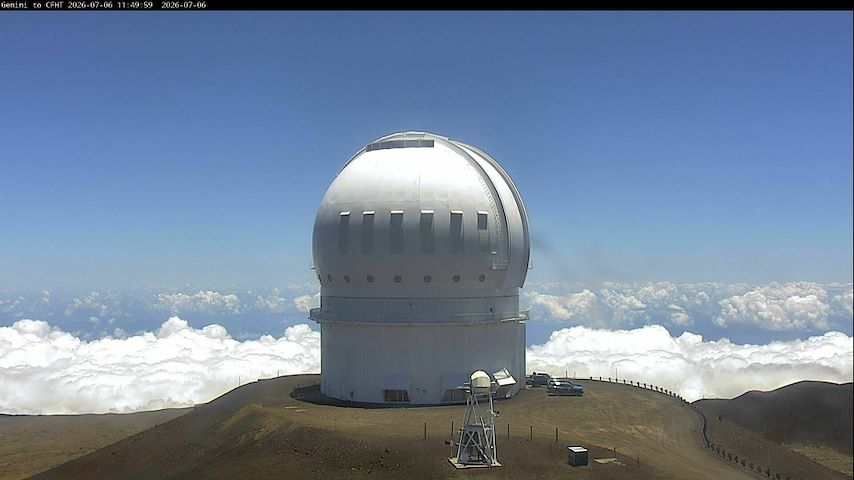 Kanał kamery na żywo z Canada-France-Hawaii Telescope - North w Hawaii