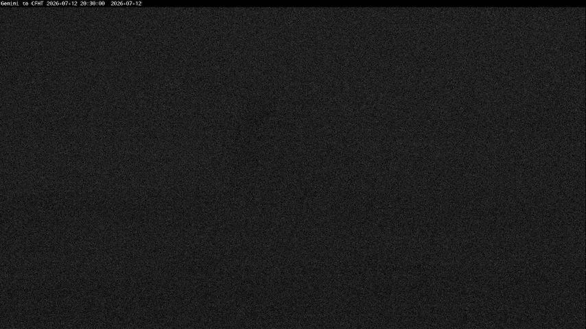 Live camera feed from Canada-France-Hawaii Telescope - North in Hawaii