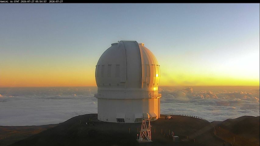 Tiesioginis kameros kanalas iš Canada-France-Hawaii Telescope - North Hawaii