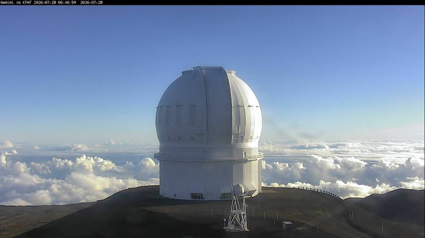 Live kamerakanal fra Canada-France-Hawaii Telescope - North i Hawaii