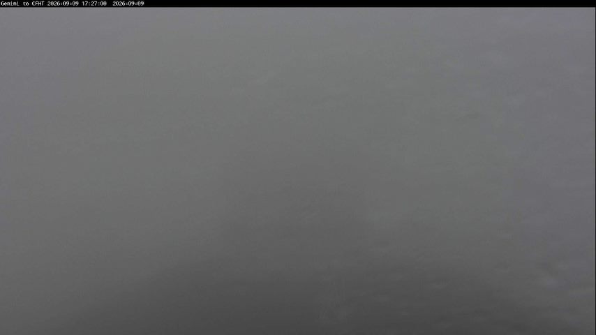 Live camera feed from Canada-France-Hawaii Telescope - North in Hawaii