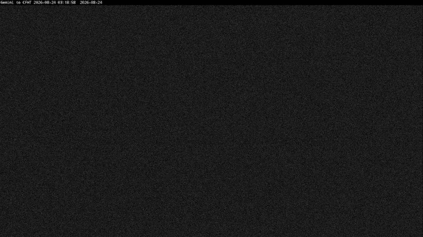 Live camera feed from Canada-France-Hawaii Telescope - North in Hawaii