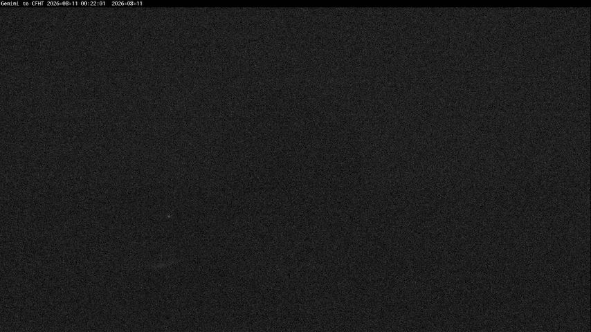 Live camera feed from Canada-France-Hawaii Telescope - North in Hawaii