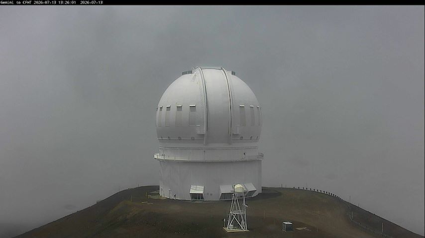 来自 Hawaii 的 Canada-France-Hawaii Telescope - North 实时摄像机频道