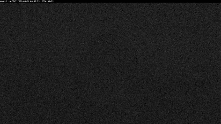 Live camera feed from Canada-France-Hawaii Telescope - North in Hawaii