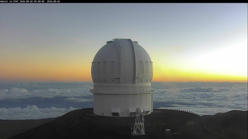 Канал на живо от камера от Canada-France-Hawaii Telescope - North в Hawaii