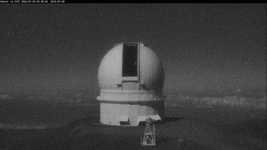 Hawaii में Canada-France-Hawaii Telescope - North से लाइव कैमरा चैनल