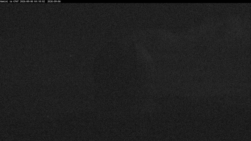 Živý kamerový kanál z Canada-France-Hawaii Telescope - North v Hawaii