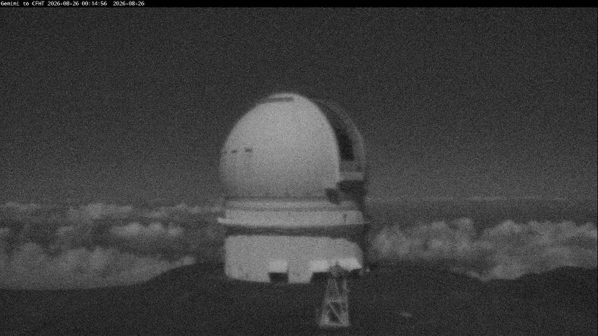 Канал на живо от камера от Canada-France-Hawaii Telescope - North в Hawaii