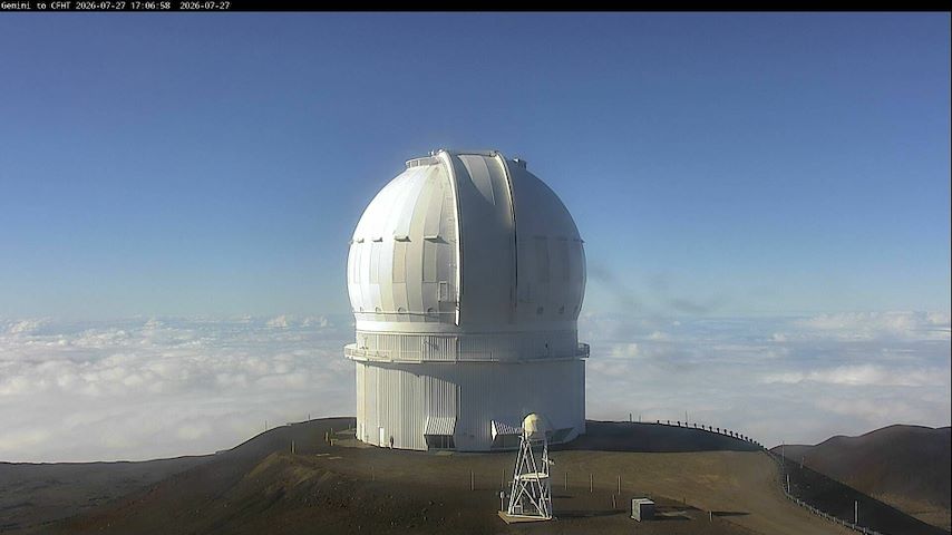 Canal de cámara en directo de Canada-France-Hawaii Telescope - North en Hawaii
