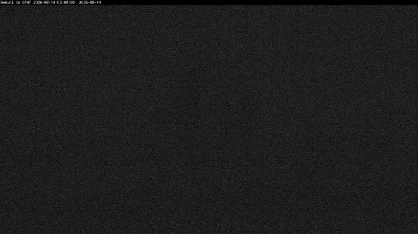Live camera feed from Canada-France-Hawaii Telescope - North in Hawaii