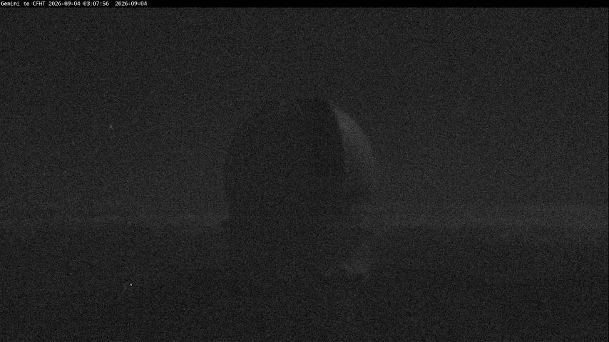 Live camera feed from Canada-France-Hawaii Telescope - North in Hawaii