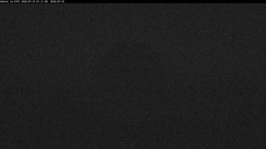 Live camera feed from Canada-France-Hawaii Telescope - North in Hawaii