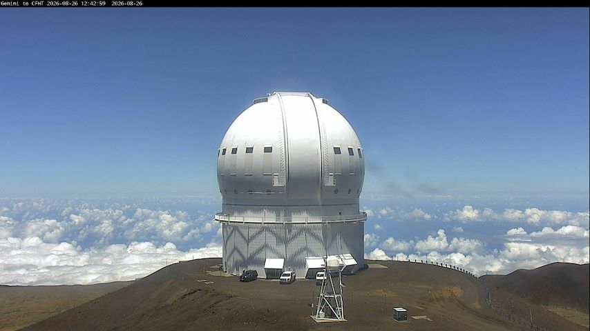 Живая трансляция камеры из Canada-France-Hawaii Telescope - North в Hawaii