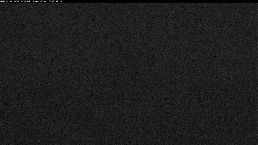 Live camera feed from Canada-France-Hawaii Telescope - North in Hawaii