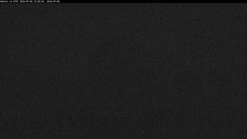 Live camera feed from Canada-France-Hawaii Telescope - North in Hawaii