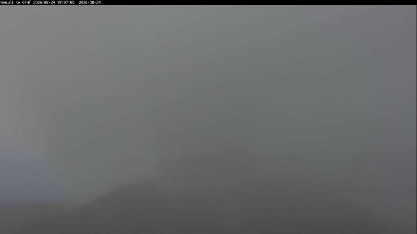 Canal de câmera ao vivo de Canada-France-Hawaii Telescope - North em Hawaii