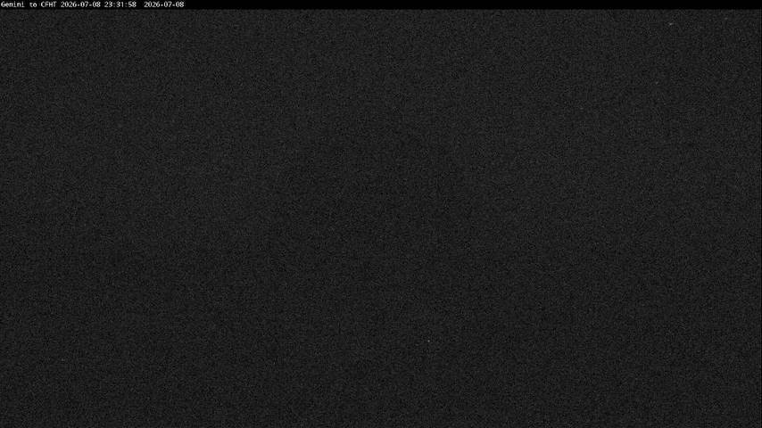 Live camera feed from Canada-France-Hawaii Telescope - North in Hawaii