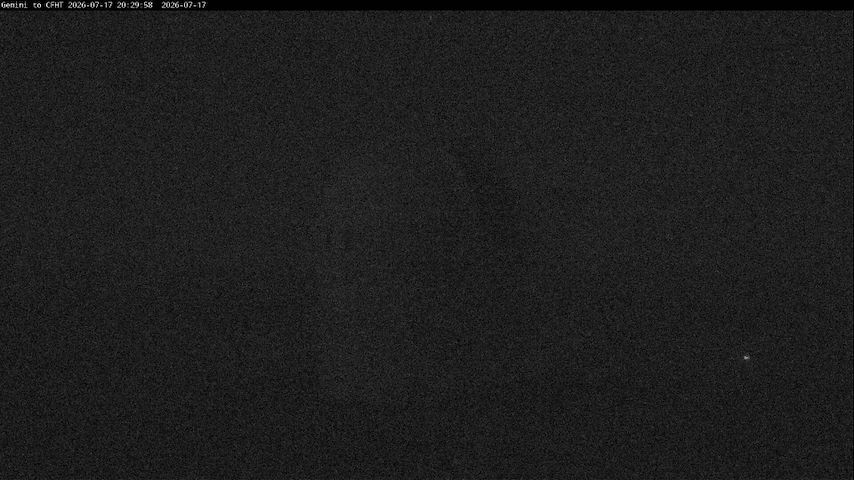 Live camera feed from Canada-France-Hawaii Telescope - North in Hawaii