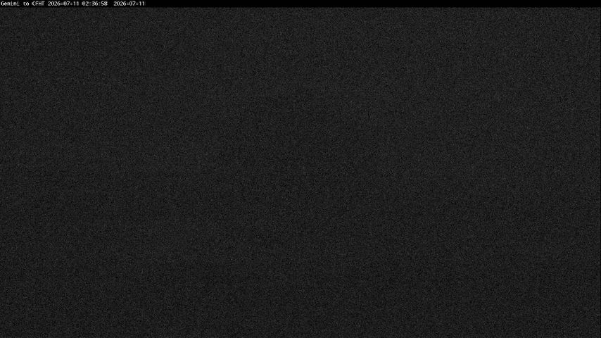 Live camera feed from Canada-France-Hawaii Telescope - North in Hawaii