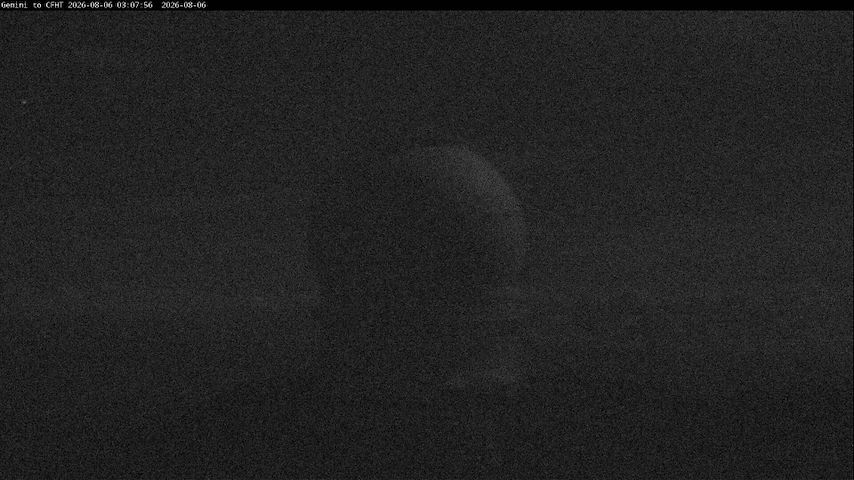 Live camera feed from Canada-France-Hawaii Telescope - North in Hawaii