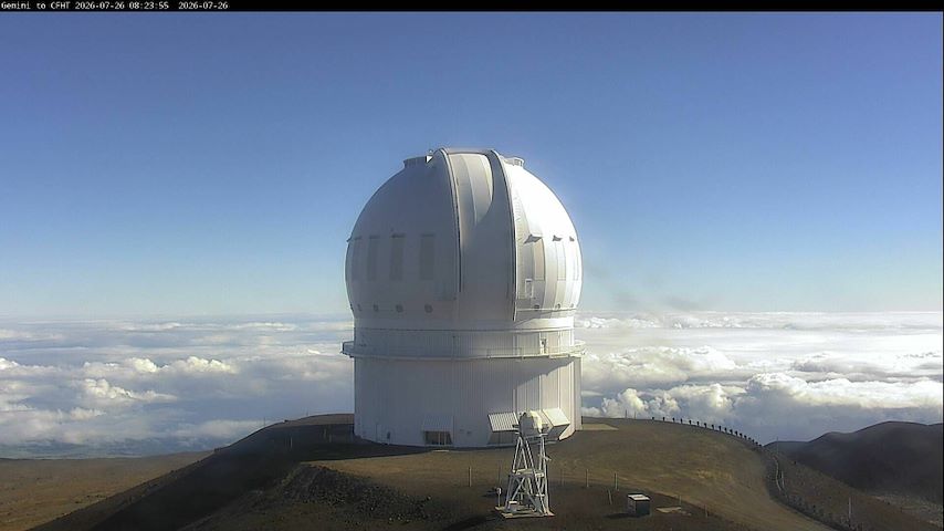 Tiešraides kameras kanāls no Canada-France-Hawaii Telescope - North Hawaii
