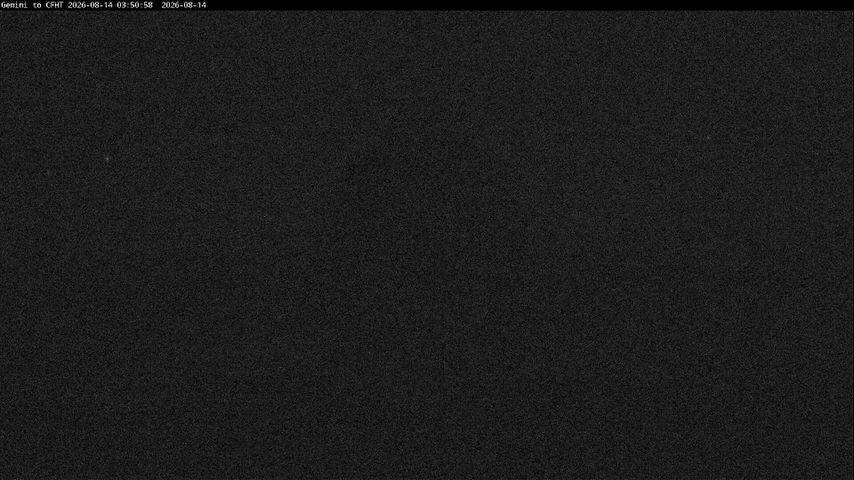 Live camera feed from Canada-France-Hawaii Telescope - North in Hawaii