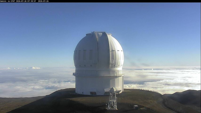 بث كاميرا مباشر من Canada-France-Hawaii Telescope - North في Hawaii