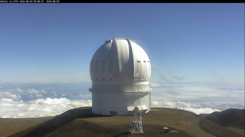 Ζωντανό κανάλι κάμερας από Canada-France-Hawaii Telescope - North στο Hawaii