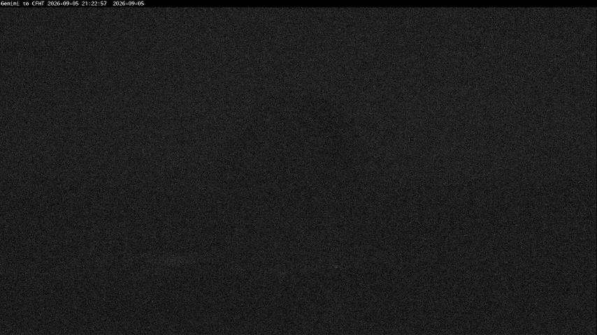 Live camera feed from Canada-France-Hawaii Telescope - North in Hawaii