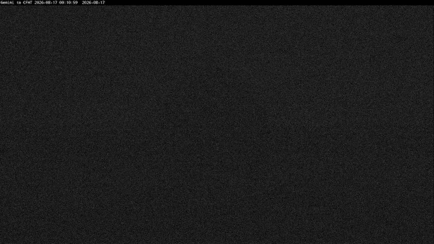 Live camera feed from Canada-France-Hawaii Telescope - North in Hawaii