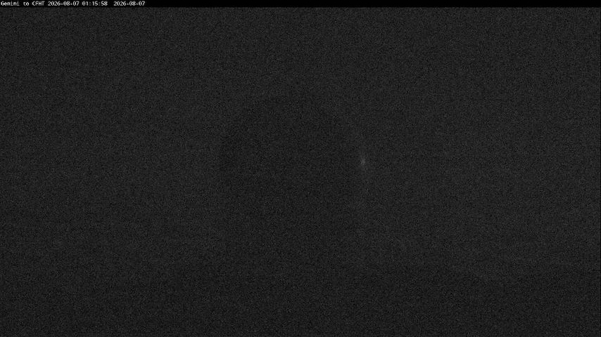 Saluran kamera langsung dari Canada-France-Hawaii Telescope - North di Hawaii
