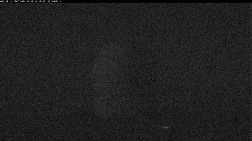 Live camera feed from Canada-France-Hawaii Telescope - North in Hawaii