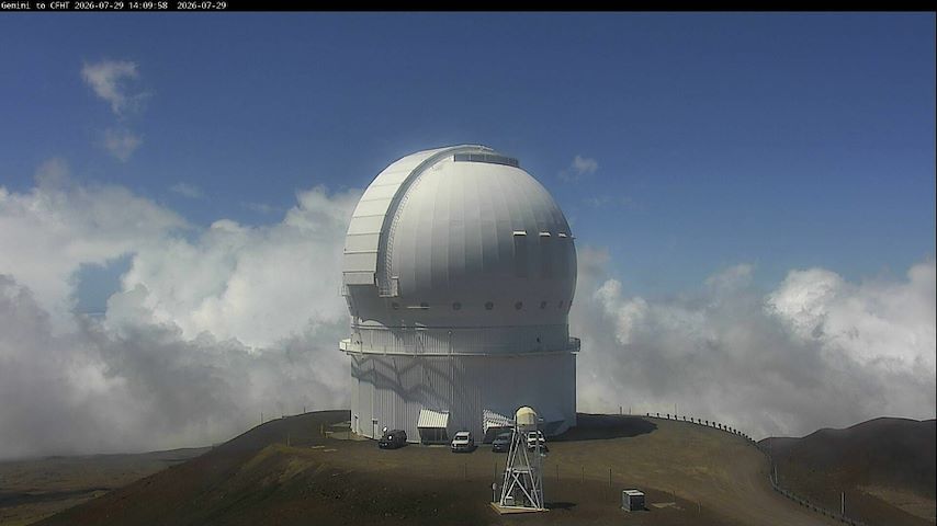 Live-kamerakanava Canada-France-Hawaii Telescope - Northlta Hawaiissä