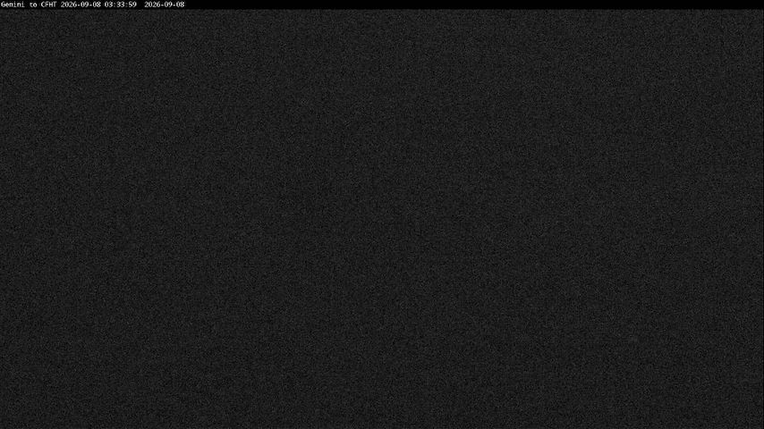 Live camera feed from Canada-France-Hawaii Telescope - North in Hawaii