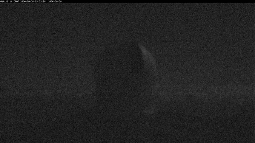 Live camera feed from Canada-France-Hawaii Telescope - North in Hawaii
