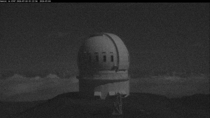 Live camerakanaal van Canada-France-Hawaii Telescope - North in Hawaii