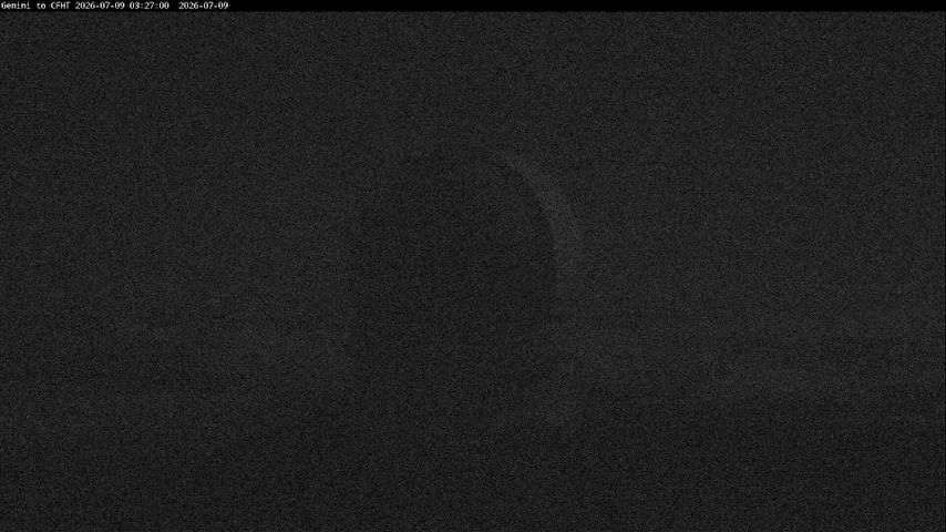 Live camera feed from Canada-France-Hawaii Telescope - North in Hawaii