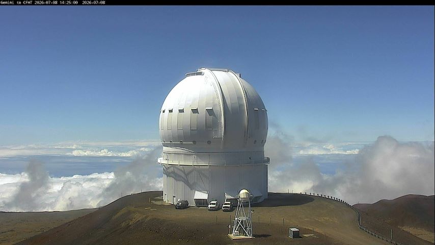 Canal de câmera ao vivo de Canada-France-Hawaii Telescope - North em Hawaii