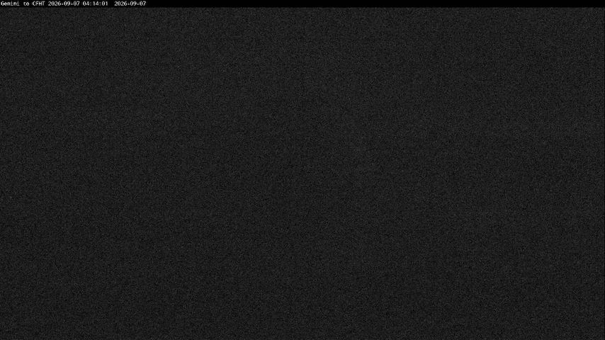 Live camera feed from Canada-France-Hawaii Telescope - North in Hawaii