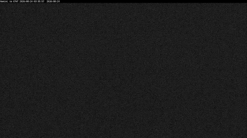 Live camera feed from Canada-France-Hawaii Telescope - North in Hawaii