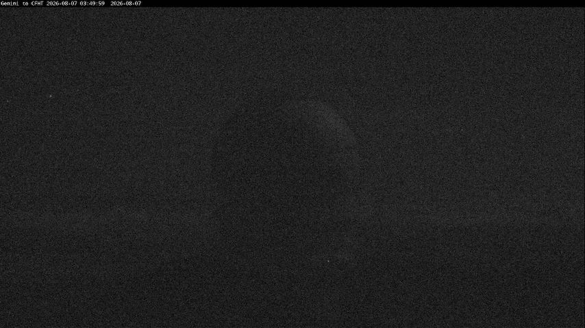 Živý kamerový kanál z Canada-France-Hawaii Telescope - North v Hawaii