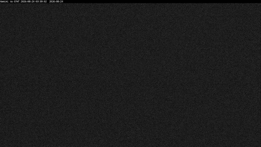 Live camera feed from Canada-France-Hawaii Telescope - North in Hawaii