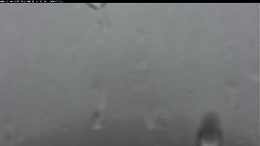Live camera feed from Canada-France-Hawaii Telescope - North in Hawaii