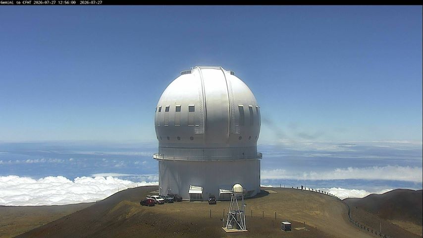 Canal de càmera en directe de Canada-France-Hawaii Telescope - North a Hawaii