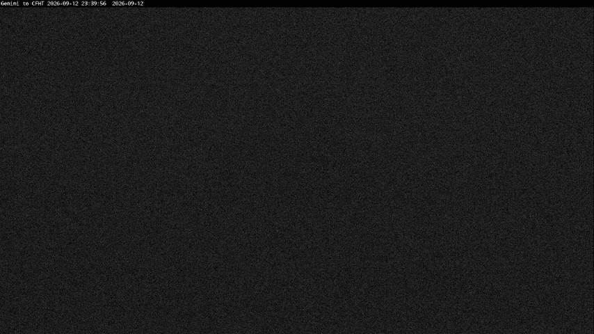 Live camera feed from Canada-France-Hawaii Telescope - North in Hawaii