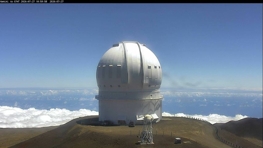 Kanal s kamerom uživo iz Canada-France-Hawaii Telescope - North u Hawaii